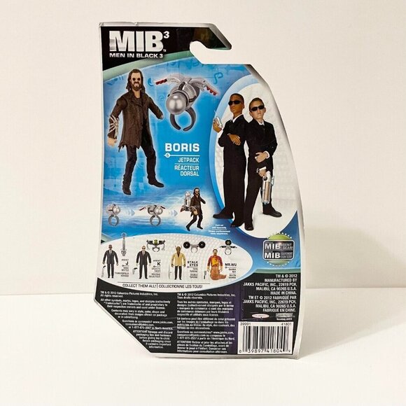 2012 Men In Black 3 Boris Cosmic Quick Shift 4 Inch Action Figure Jakks - Picture 11 of 16